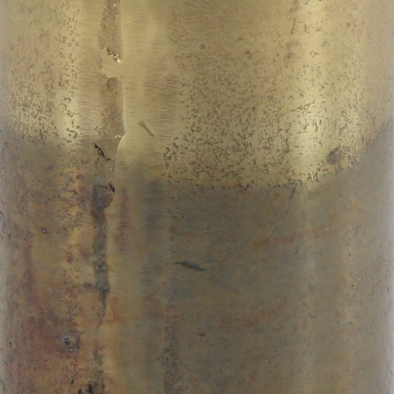 Aluminum Table Vase, 14.45" H x 4.25" W x 4.15" D