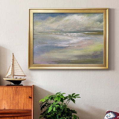 Toile encadrée de qualité supérieure Beach Light II - prête à être accrochée