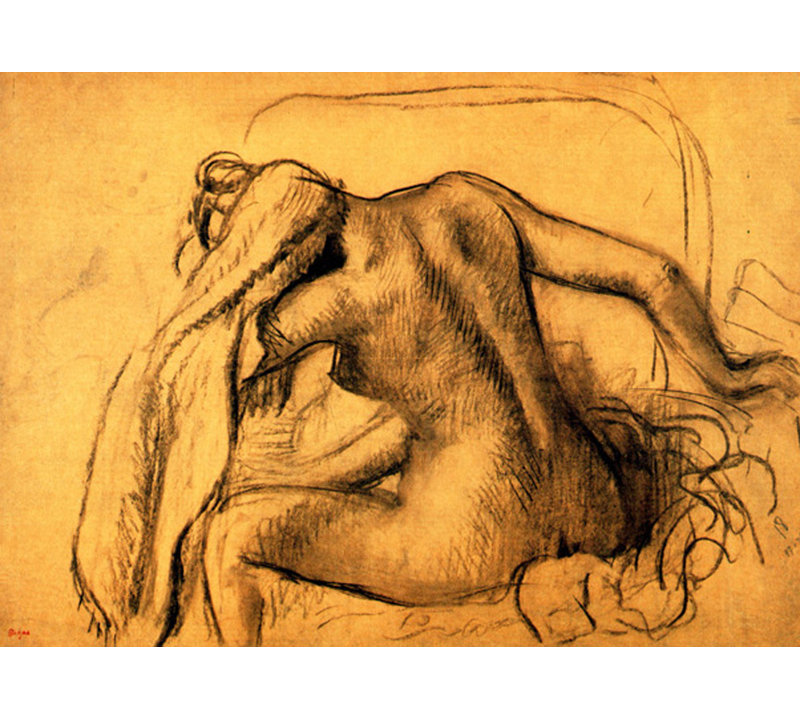 La Toilette, 17" H x 24" W