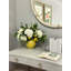 Arrangement artificiel citron et hortensia