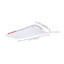 Finition blanche 120 x 277 volts sélectionnable sur place avec batterie de secours simple 2 x 4 DEL Troffer-127128959-127128960