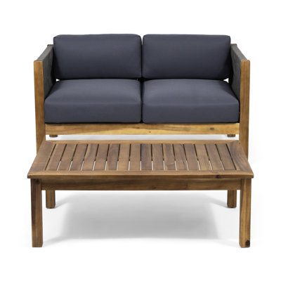 Modern Wood & Coffee Table Featuring Smooth Rope Weave And Water- Particulars Energetic Nuances