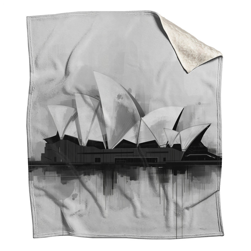 Couvertures Illustration de l'Opéra de Sydney, L 60 po x H 80 po