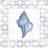 Conch Seashell, Gemoetric Patterned Background On White-909952301