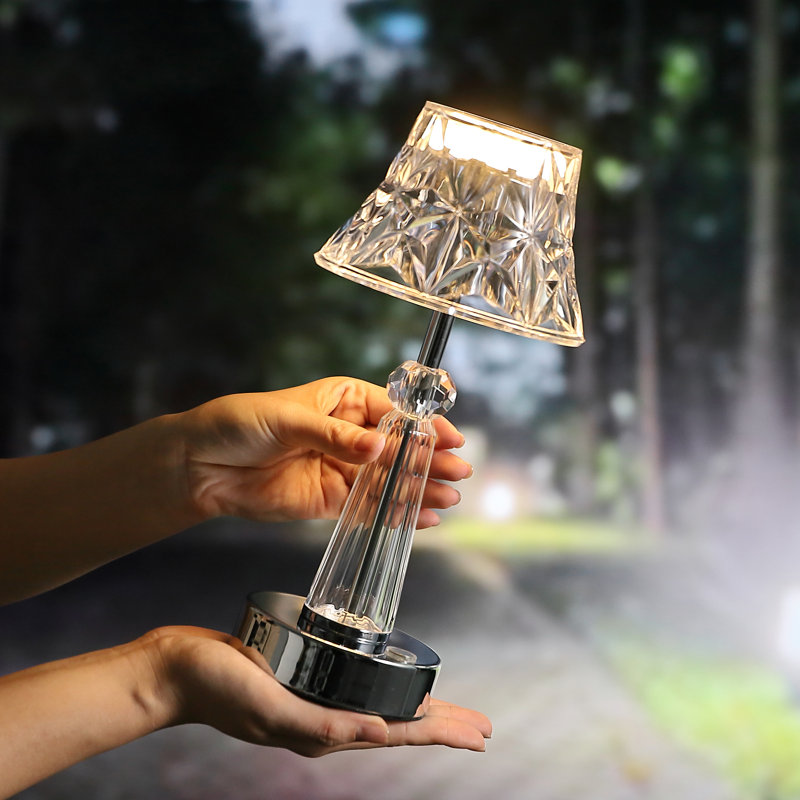 Lampe de bureau chromée 11,5 po Faycal