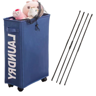 Panier à linge en tissu avec poignées Edelmira