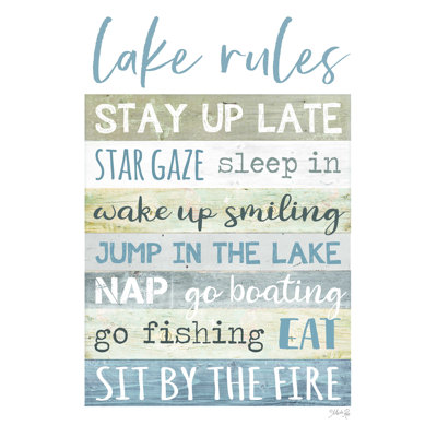 " Lake Rules " by Marla Rae
