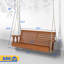 Balancelle en bois massif pour 2 personnes Arlena-45357003