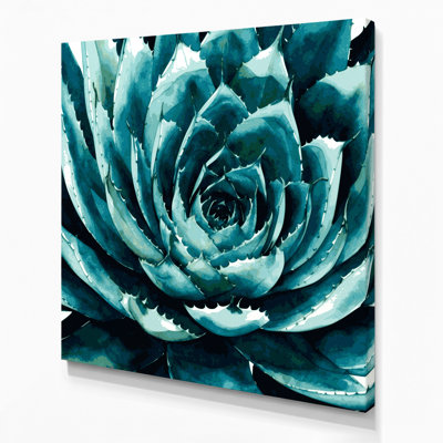 Art mural sur toile Botanical Agave Green