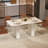 Brittay White Modern Rectangular Dining Table-425291371