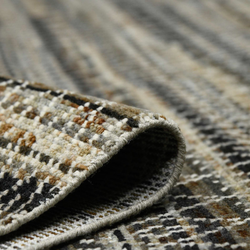 Kelise Wool Geometric Indoor Rug, Rectangle 10' x 14'