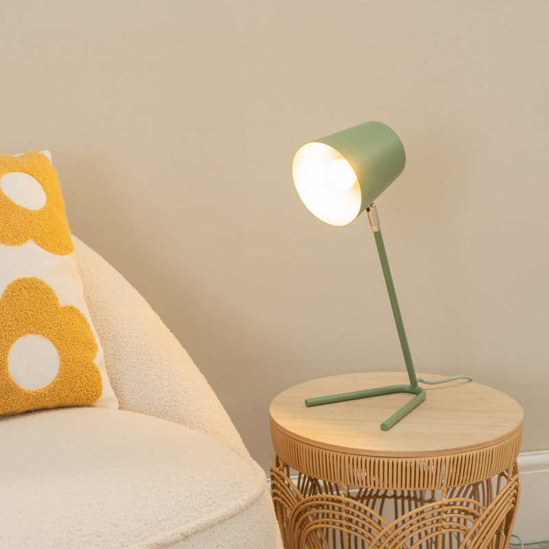Rikkilee Metal Desk Lamp, Green