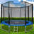 10' Garden Trampoline with Safety Enclosure