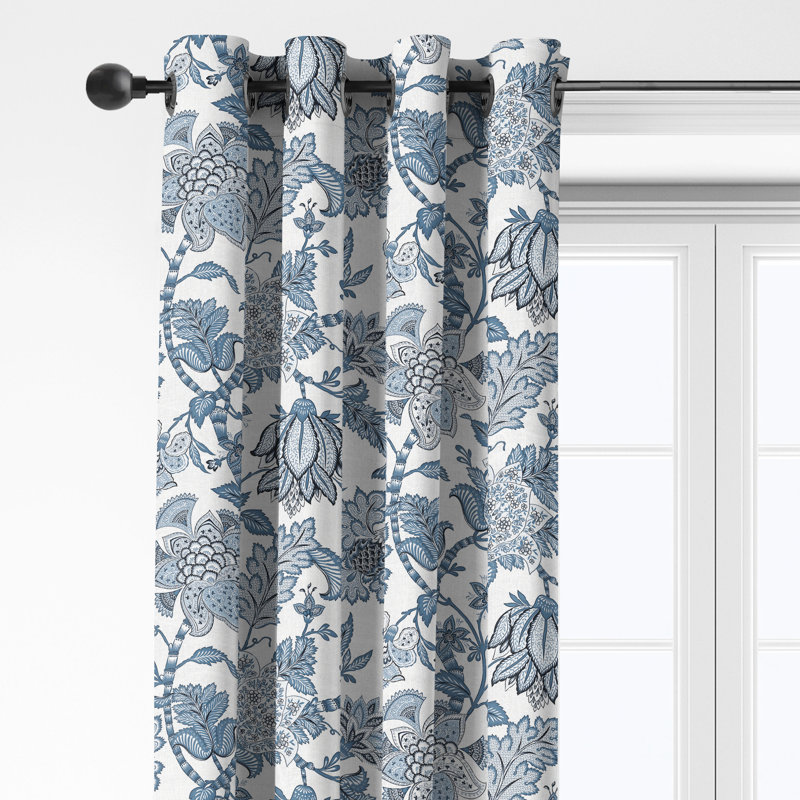Ensemble de 2 rideaux en coton avec œillets Bronte, L 50 po x L 228 po