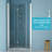 32"W X 72"H Fold Frameless Shower Door With Tempered Glass,-114879141