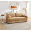 Canapé Cadie Mocha Chenille avec 2 coussins (peut se transformer en canapé-lit)
