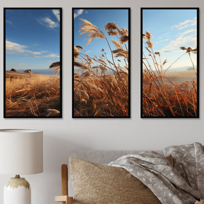 «Meadow Winter Scenery», ensemble d'art sur toile Meadow