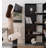 Simple Solid Wood Retractable And Rotatable Bookshelf-1121195870