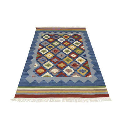 Kilim Southwestern Wool Hand Woven Area Rug