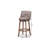 Upholstered Counter Stool with Solid Wood Frame-67492020