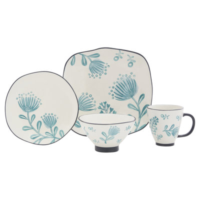 Paloma Piece Stoneware Dinnerware Set - Service for 4