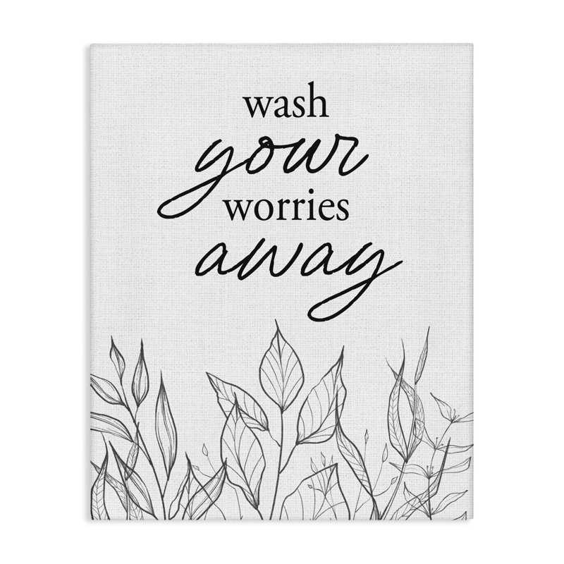 «Wash Your Worries Away», design minimaliste