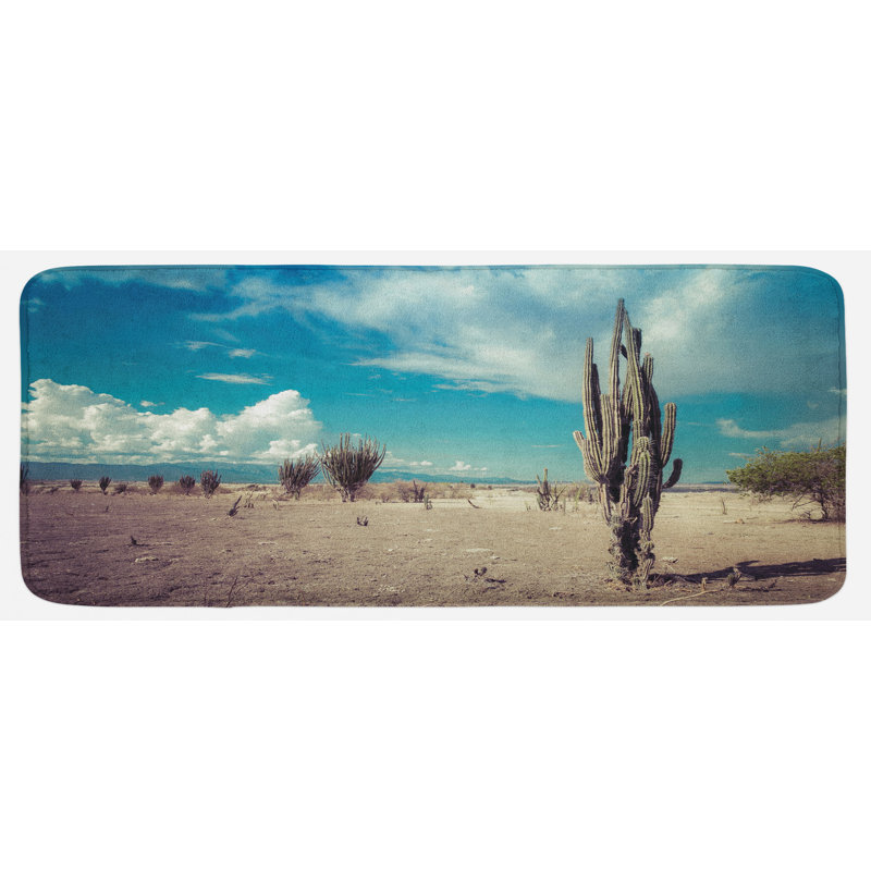 Tapis de cuisine cactus