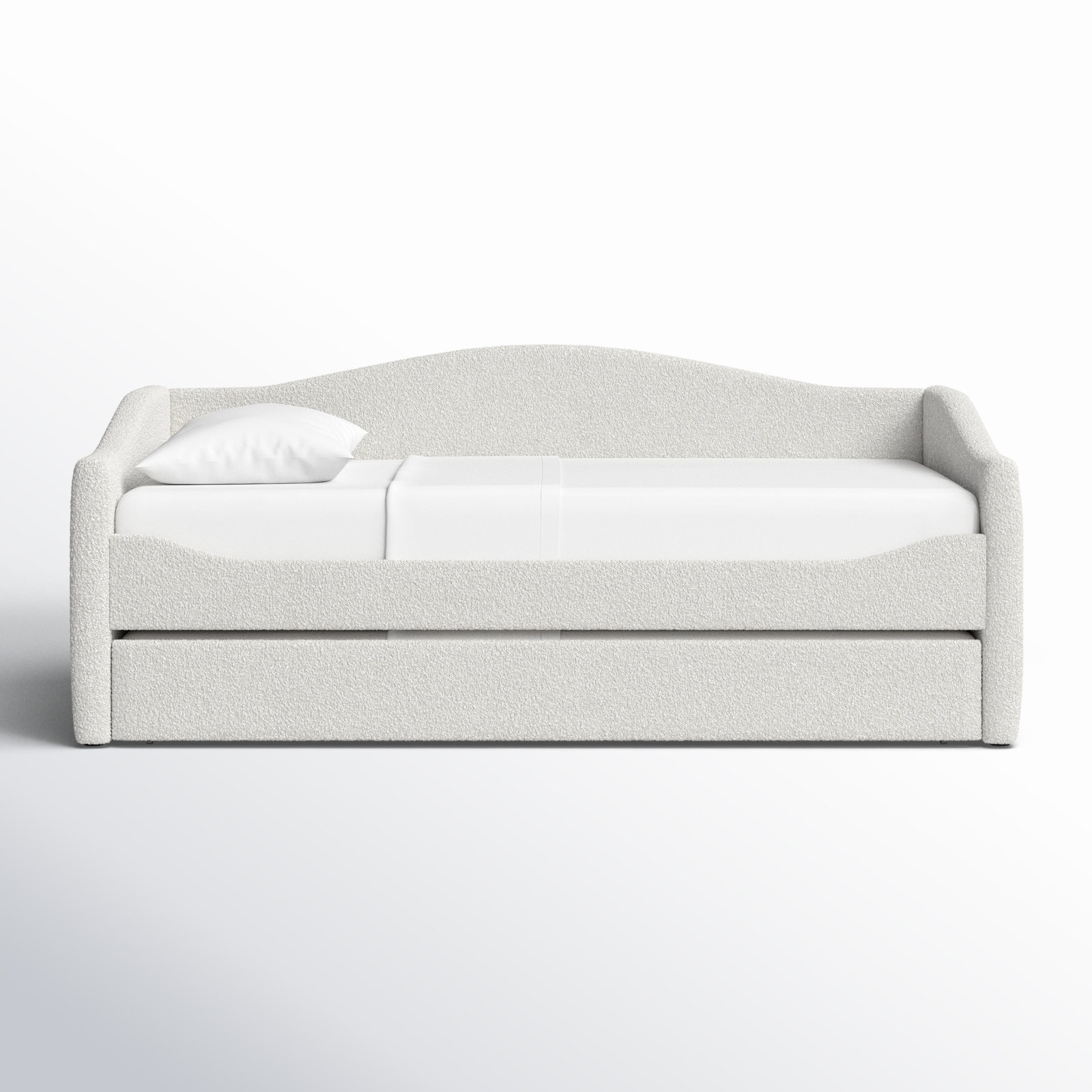 Upholstered Daybed with Trundle - Twin