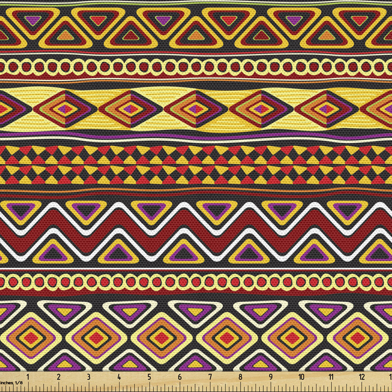 Tissu africain Ambesonne, l 36 po x L 360 po