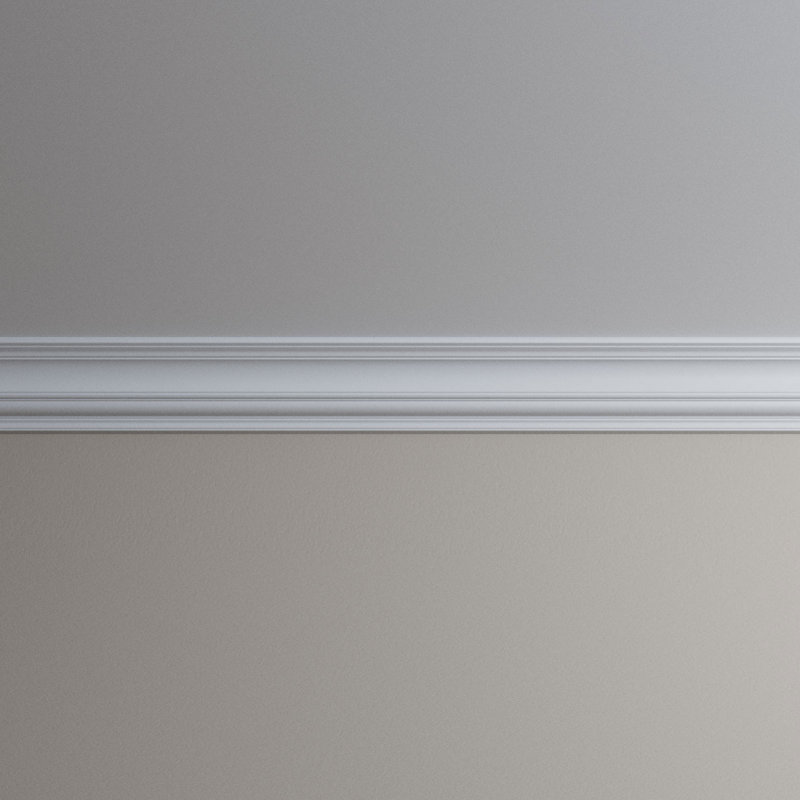 Unfinished Urethane Crown Moulding for Interior Ceilings