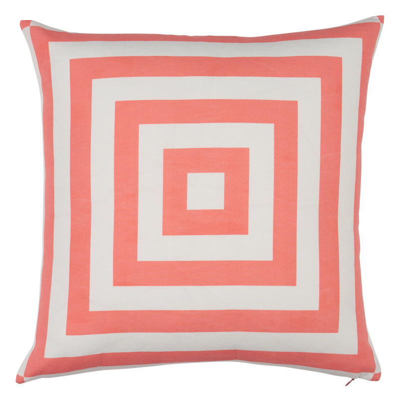 Roxbury I/O Pillow, Coral