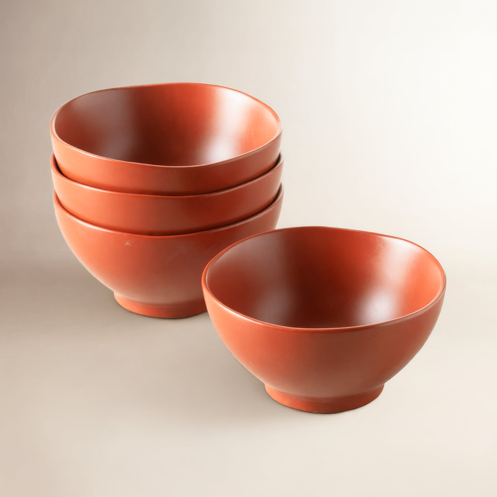 Heirloom Stoneware Rice Bowl, Terracotta