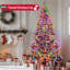 Arbre de Noël enneigé 6 / 7,5 pi avec lumière artificielle Fraser-22966032