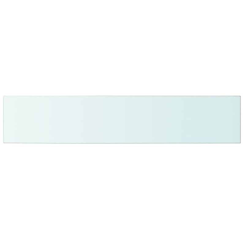 Tablette en verre, H 0,31 po x l 39,4 po x P 7,9 po