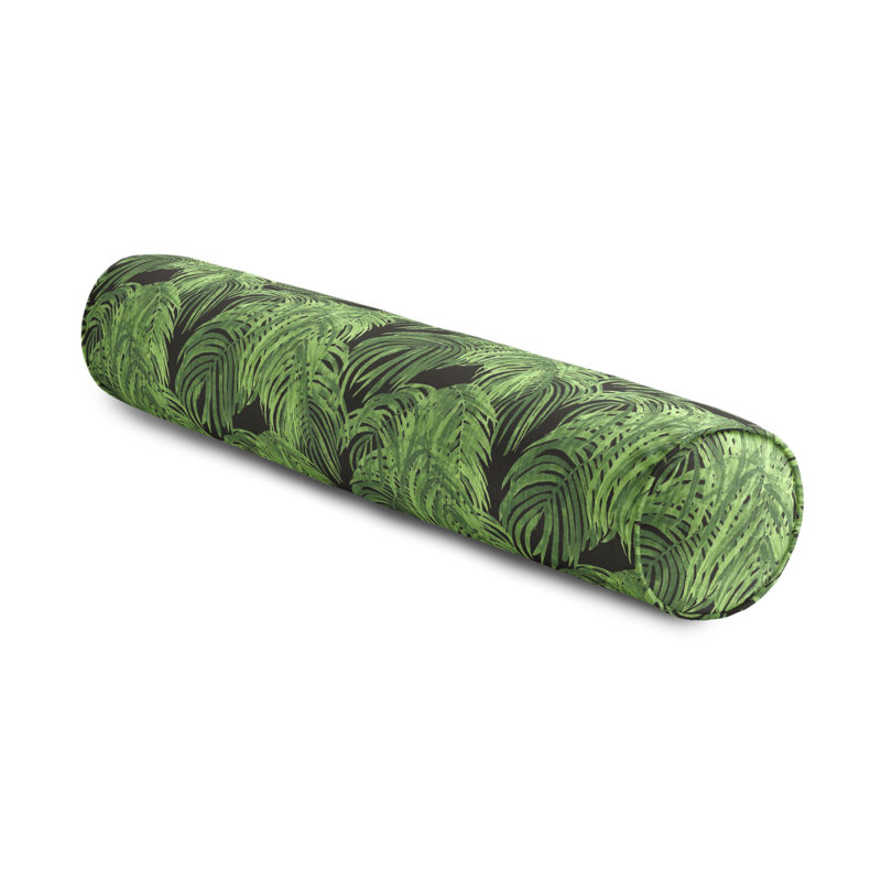 Fronds Forever Floral Feather Reversible Throw Pillow, 9" x 48"