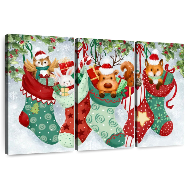 Lelend Christmas Socks, 32" H x 50" W