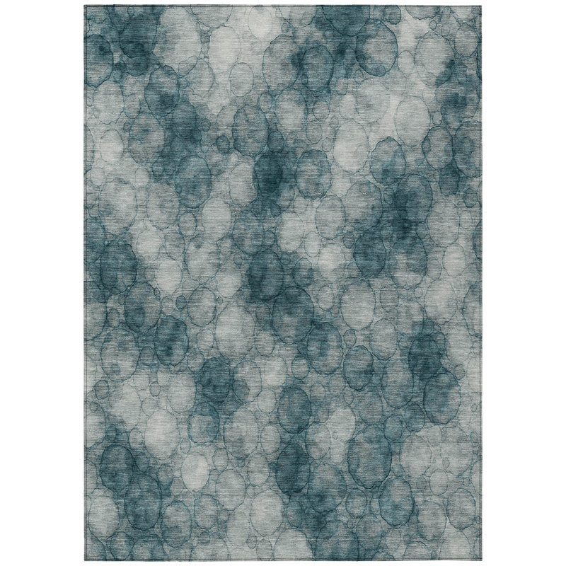 Machine Washable Indoor/Outdoor Chantille ACN2424 Abstract Rug, Rectangle 3' x 5'