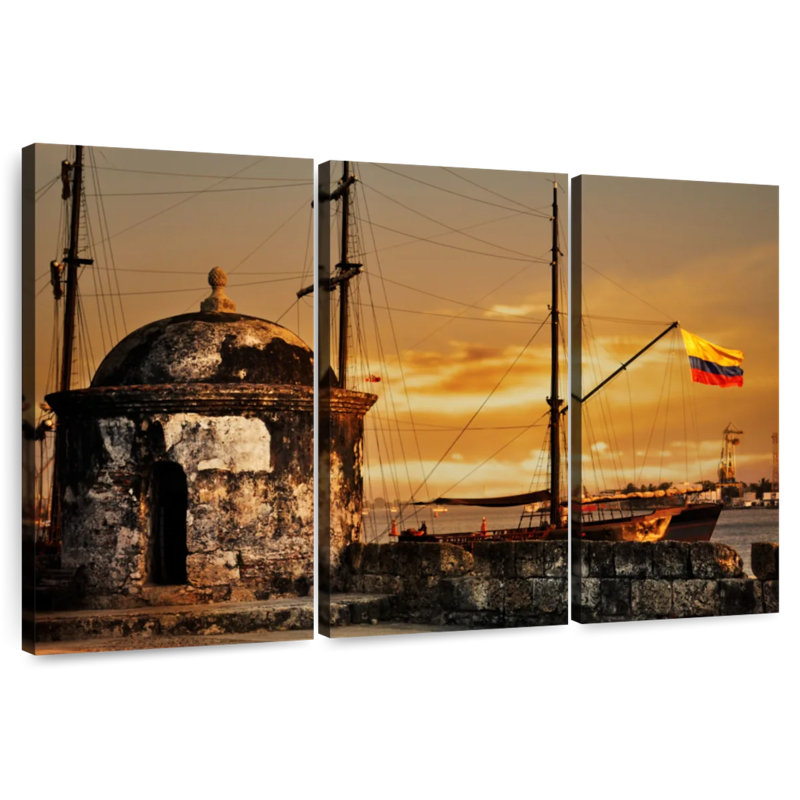 Lilie Castillo San Felipe De Barajas, 32" H x 50" W