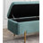 Miajah Velvet Upholstered Flip Top Storage Bench