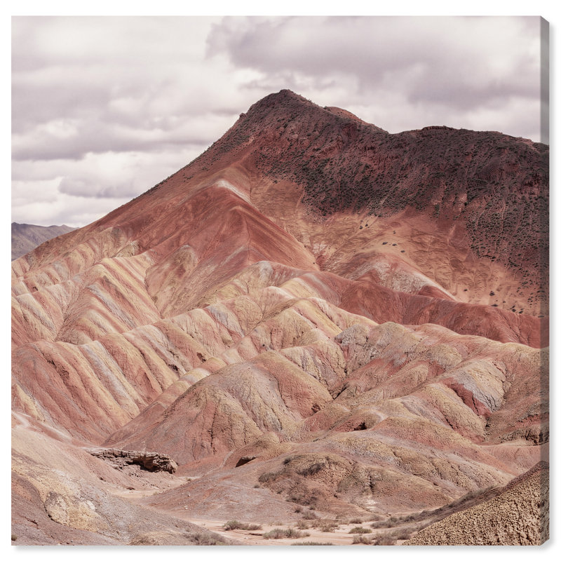Blush Mountain Print by Oliver Gal, 16" H x 16" W, Gallery Wrapped