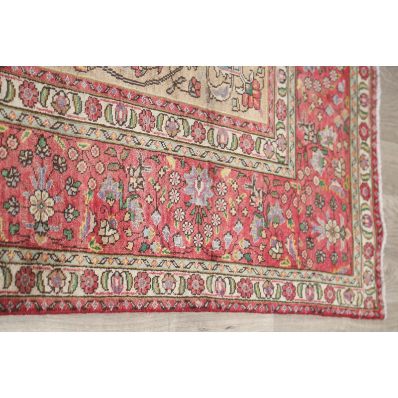 Tapis de zone en laine 10 pi 3 po x 13 pi 8 po one-of-kind-noué la à la main bourgogne Middletown