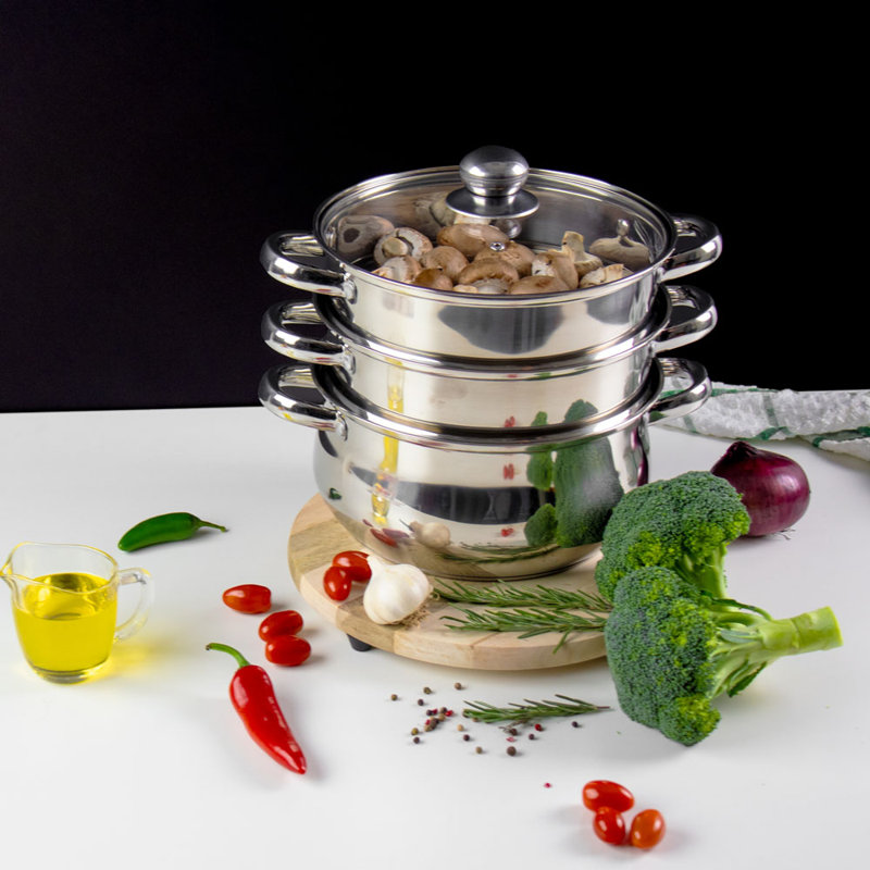 SQ Professional 4.5L Stainless Steel Steamer Pot