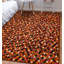 Tapis brun Akhjah 5 pi 11 po x 8 pi 0 po