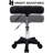 Rectangular Rolling Stool With Wheels-1898882719