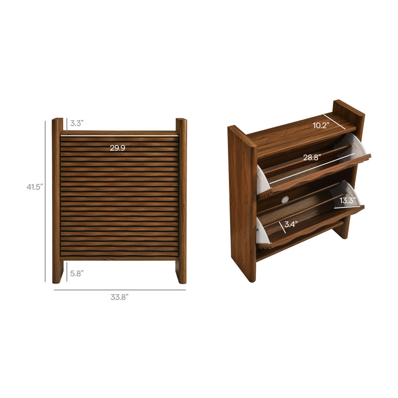 Armoire à chaussures Emric Wave
