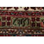 Tapis rouge rétro rétro Tabriz noué à la main 10 x 13 po