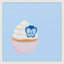 Pansy Cupcake Print by Katy Montica-129019634-129019644