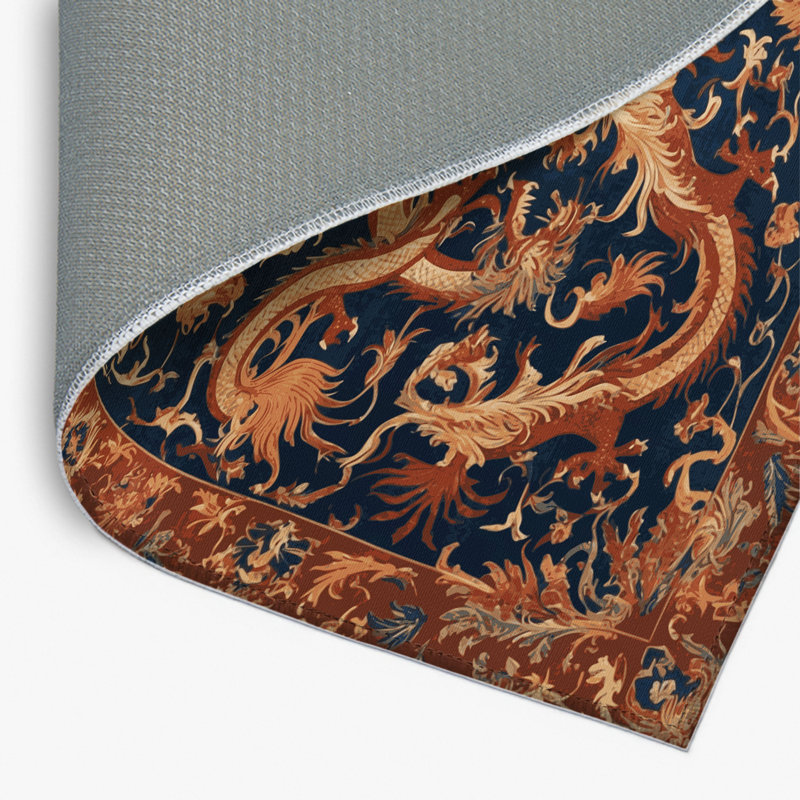 Tapis d'intérieur et d'extérieur brun français, Rectangulaire 8 pi x 10 pi