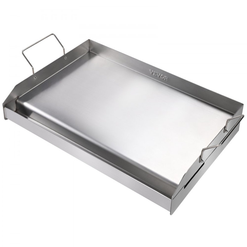 Plaque chauffante rectangulaire en acier inoxydable 23,5 po x 16 po Stove Top