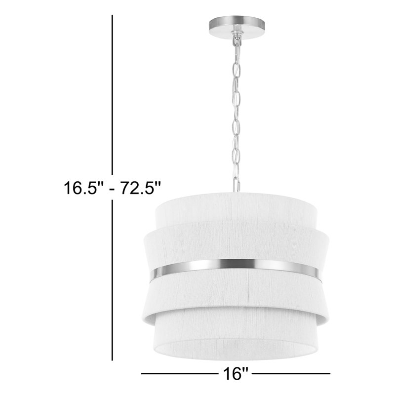 Luminaire suspendu géométrique à 3 lumières Abbington